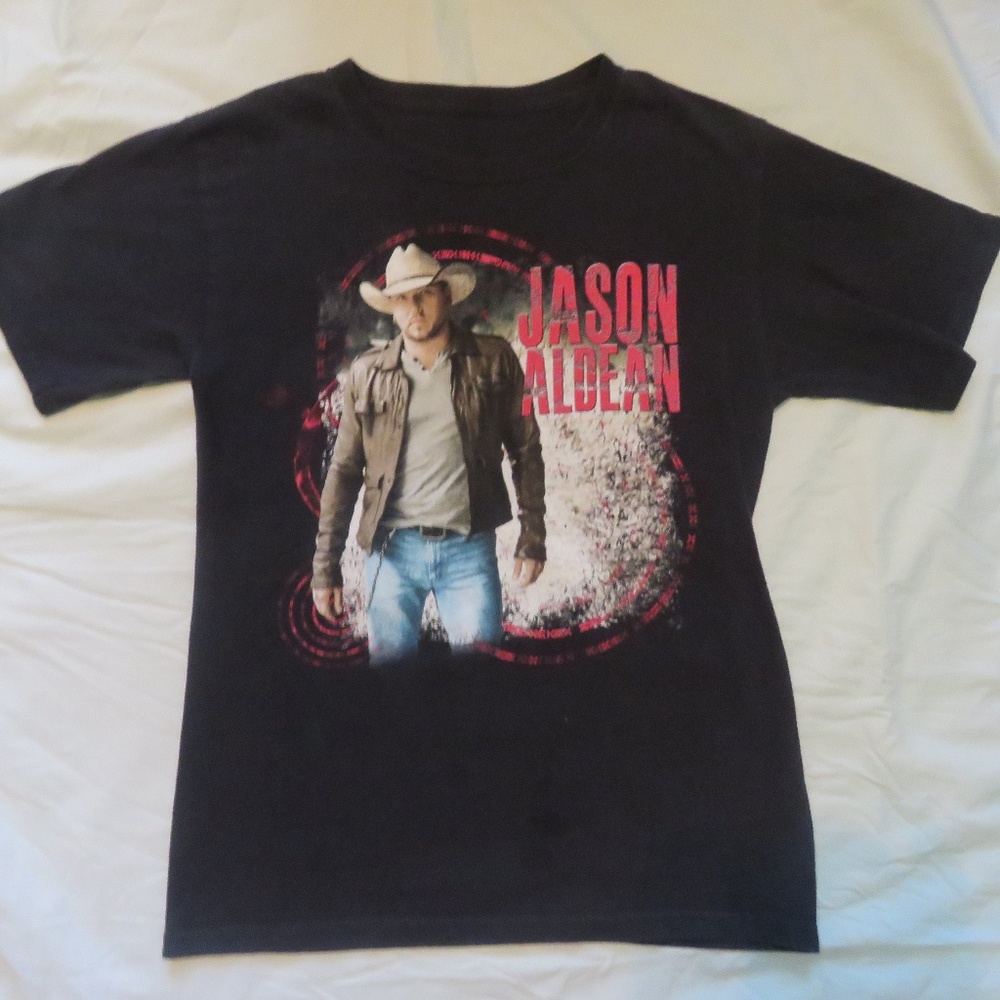 Jason Aldean 2012 Vintage Concert Tee Small